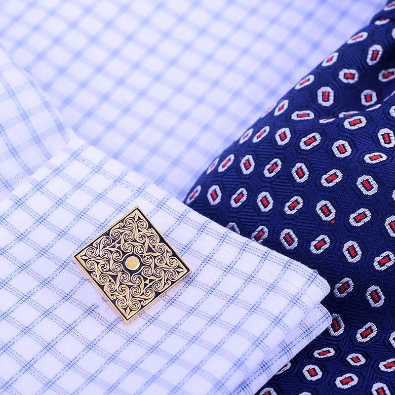 Vintage Gold Cufflinks Cufflink - Sophisticated Gentlemen