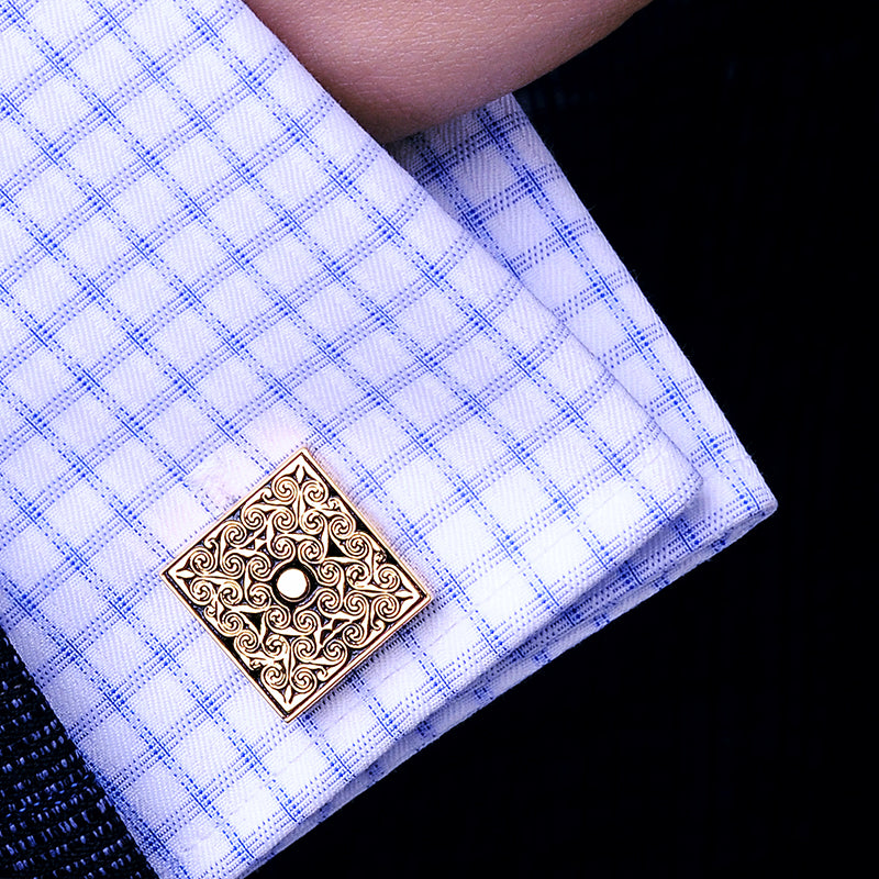 Vintage Gold Cufflinks Cufflink - Sophisticated Gentlemen