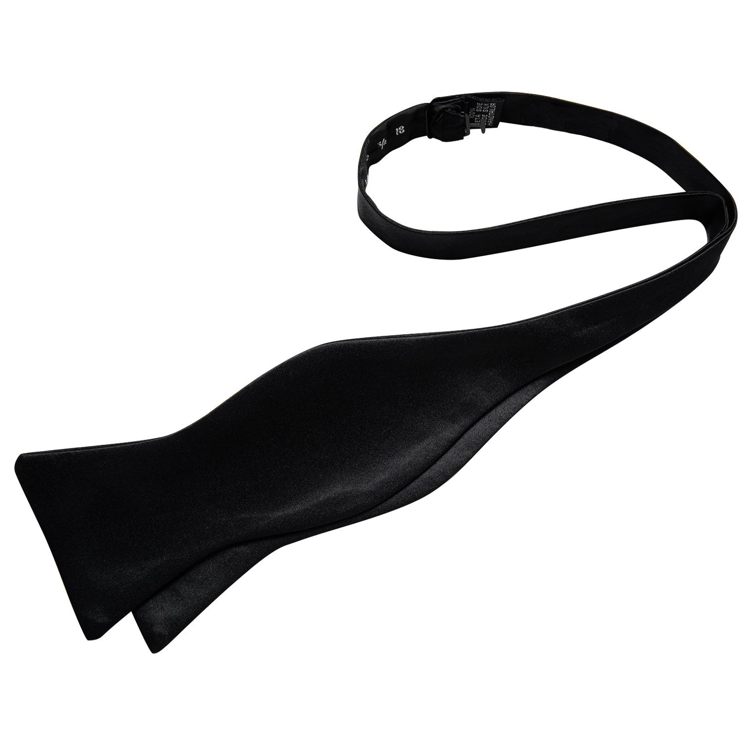 Solid Black Silk Bow Tie bow tie - Sophisticated Gentlemen