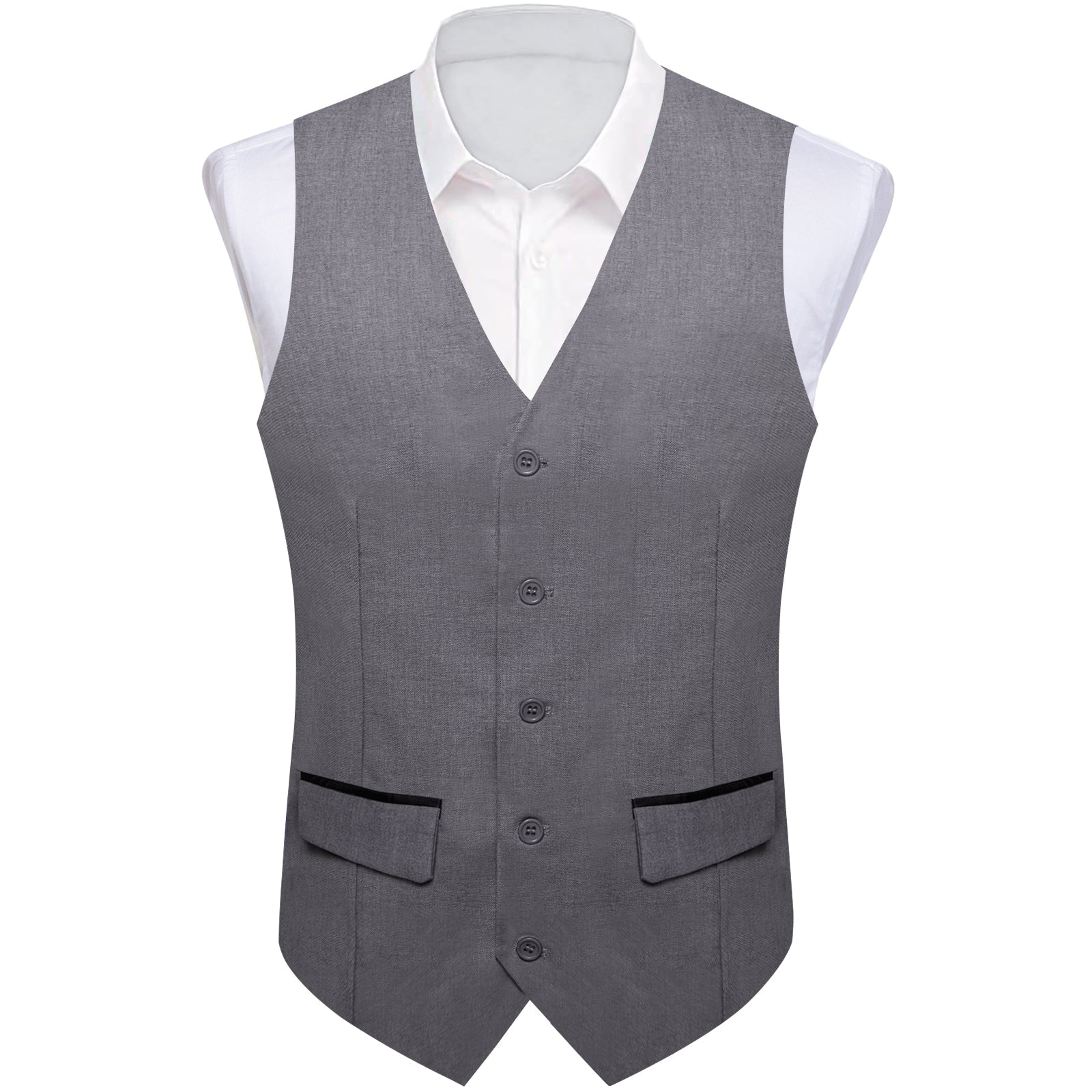 Gray Suit Vest vest set    - Sophisticated Gentlemen