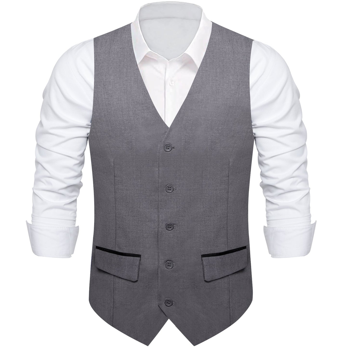 Gray Suit Vest vest set S (Chest 41) - Sophisticated Gentlemen