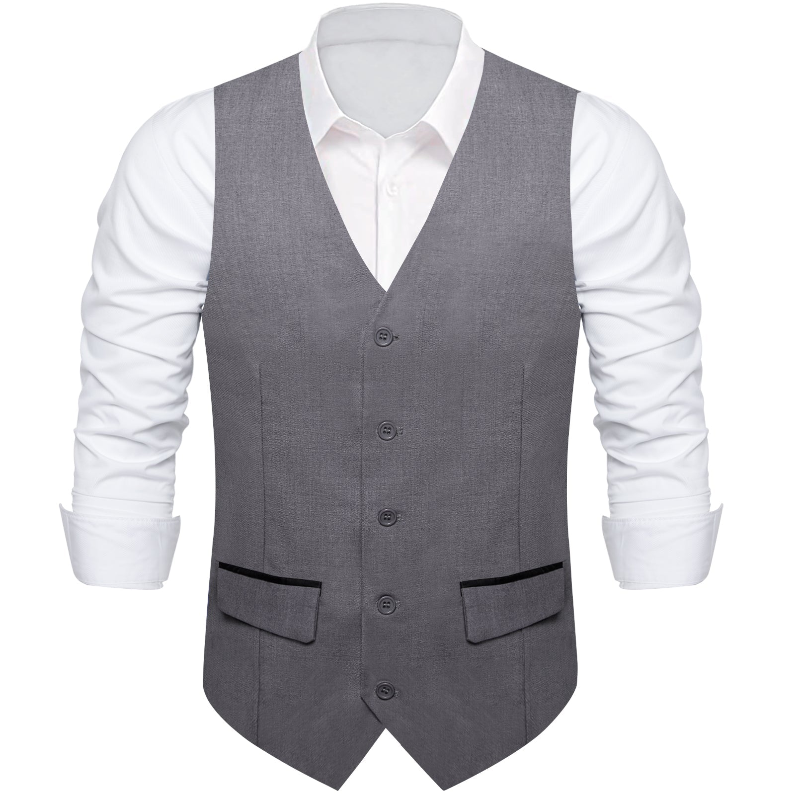 Gray Suit Vest vest set S (Chest 41)   - Sophisticated Gentlemen