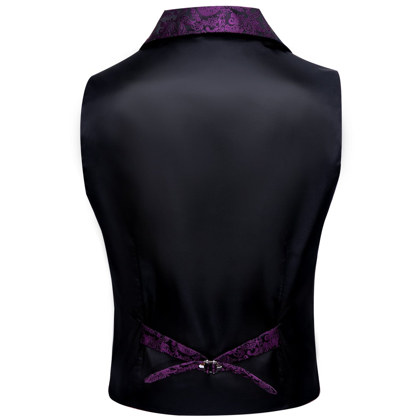 Purple and Black Paisley Vest vest set - Sophisticated Gentlemen