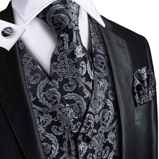 Floral Influence Vest Set vest set S (Chest 40")   - Sophisticated Gentlemen