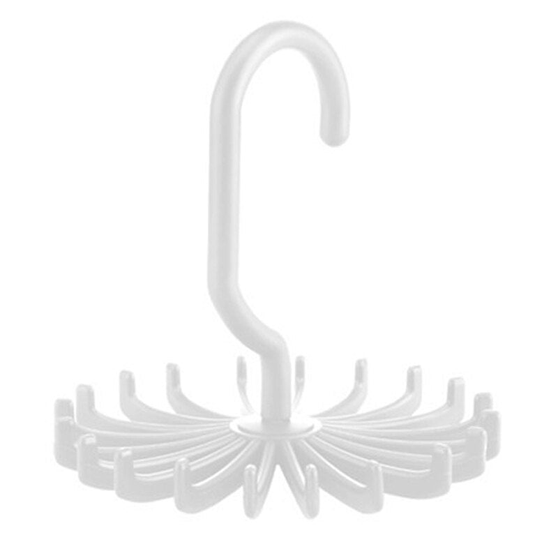 Hanging Tie Rack - White Storage Holders & Racks    - Sophisticated Gentlemen