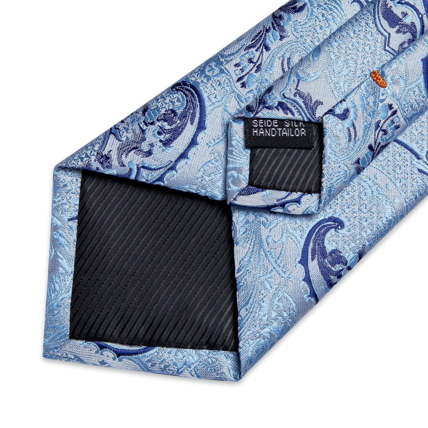 Baby Blue Paisley Tie Set tie set - Sophisticated Gentlemen
