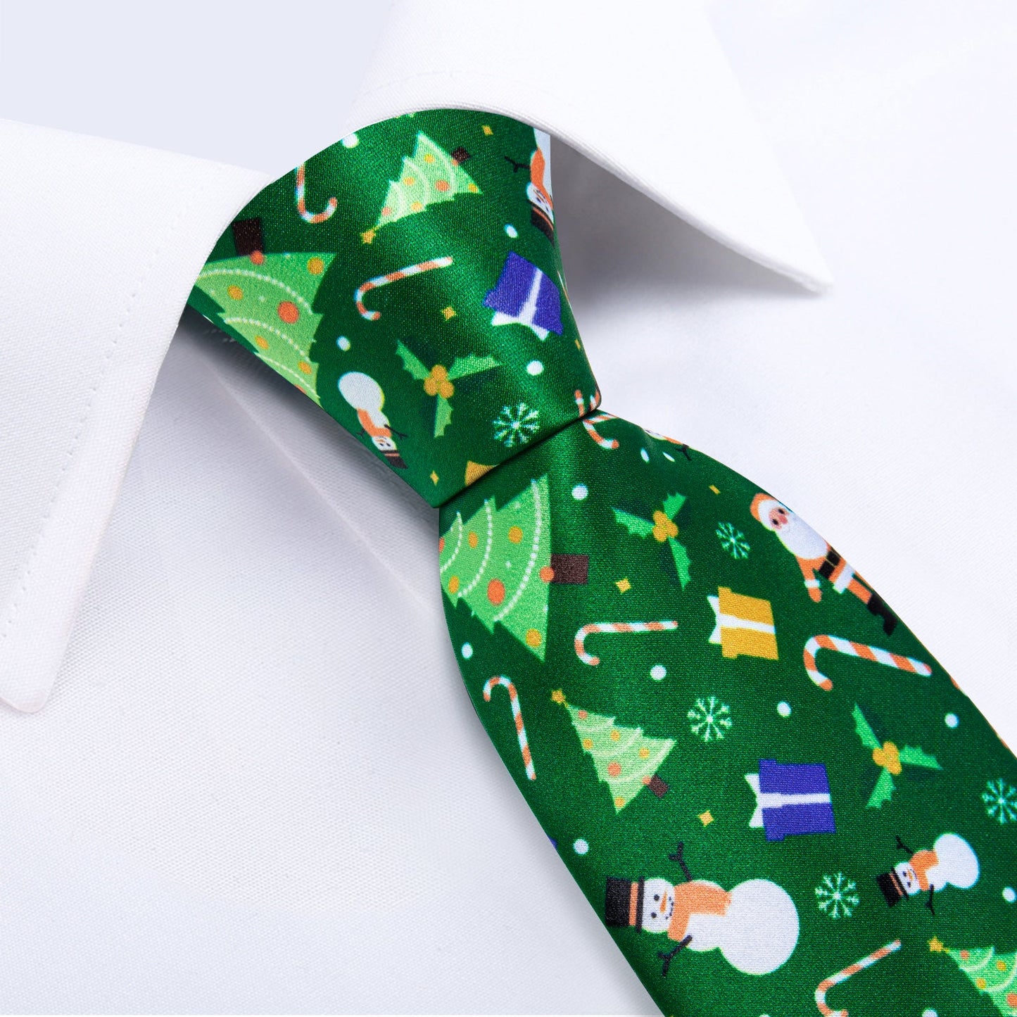 Christmas Tie Set In Green tie sets - Sophisticated Gentlemen