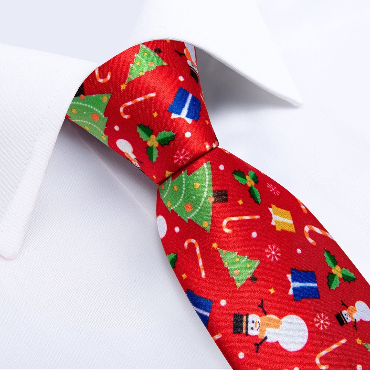 Christmas Tie Set In Red tie sets - Sophisticated Gentlemen