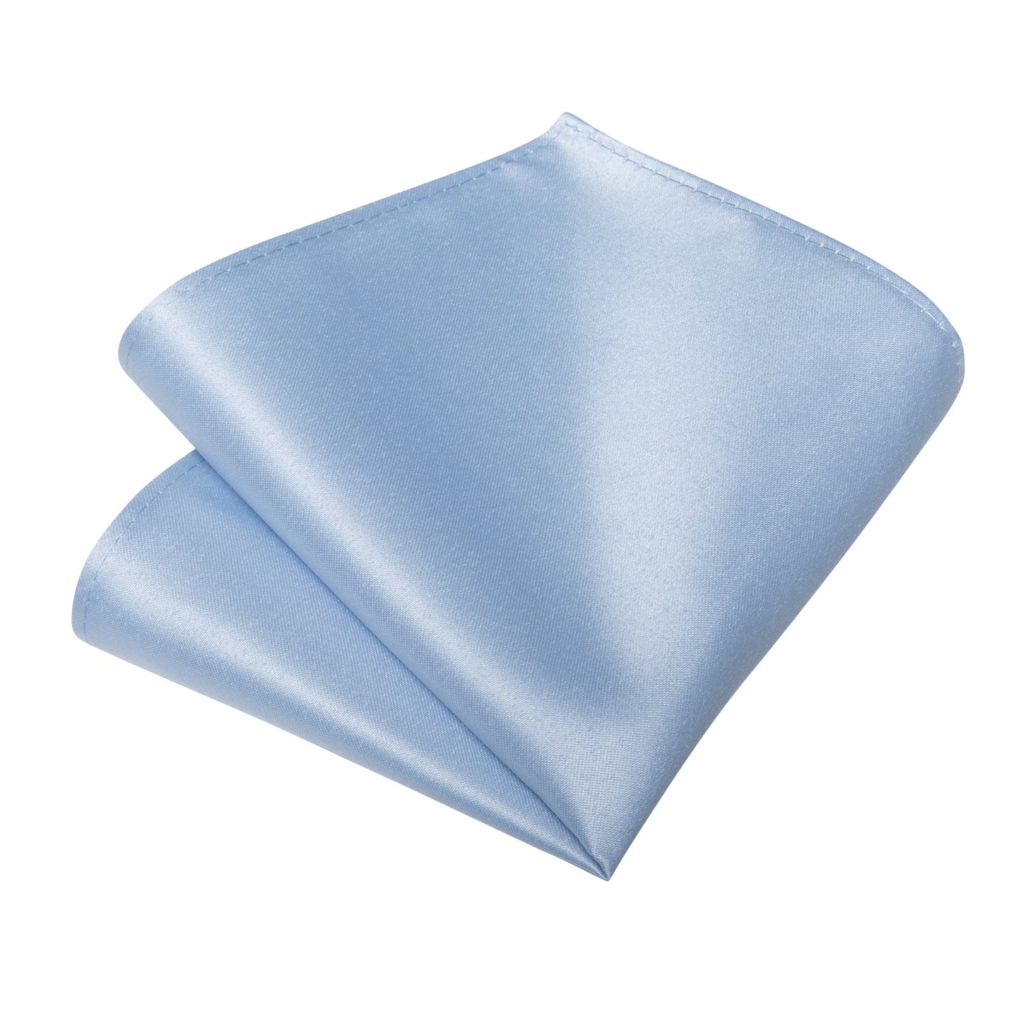 Baby Blue Silk Tie, Pocket Square and Cufflinks tie sets - Sophisticated Gentlemen