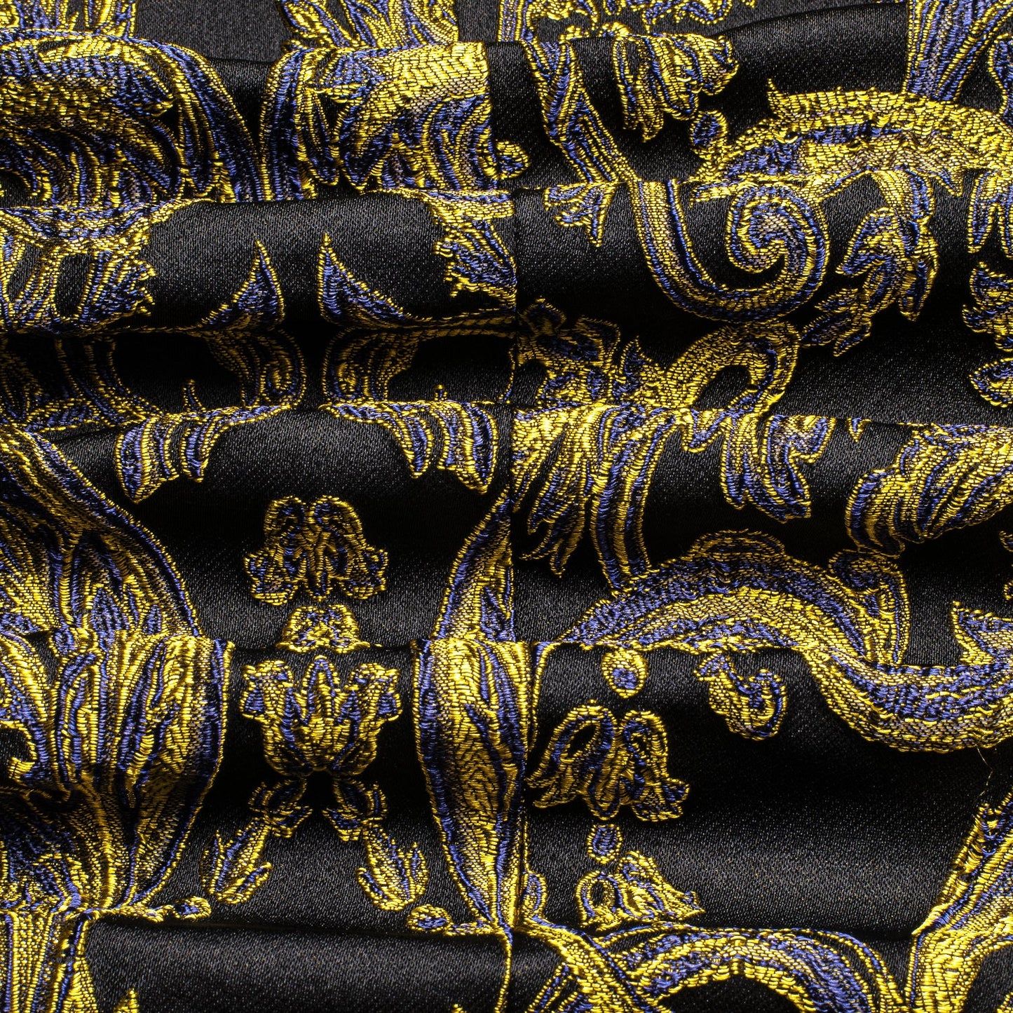 Black and Gold Embroidered Tuxedo Jacket tuxedo - Sophisticated Gentlemen