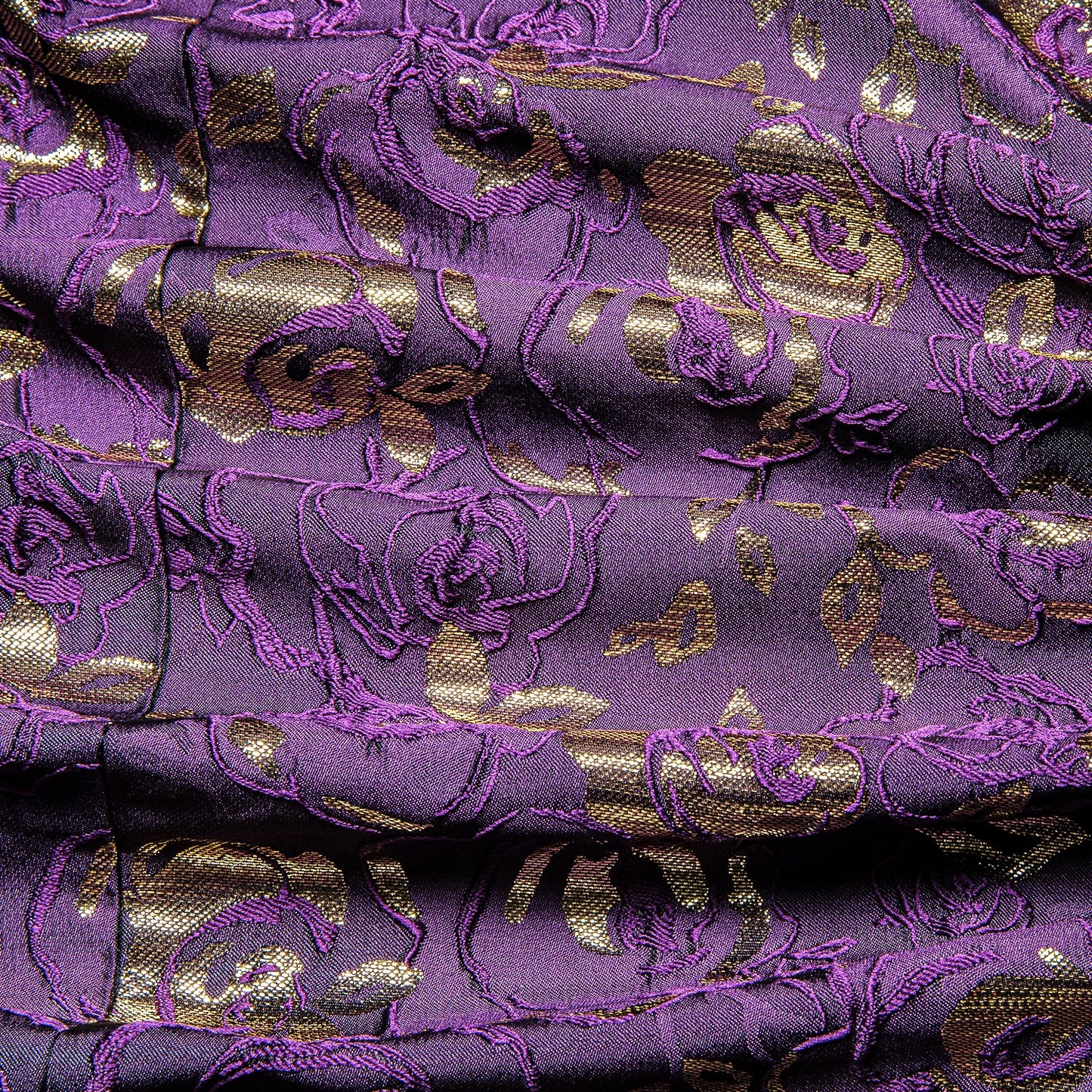 Purple Embroidered Floral Tuxedo Jacket tuxedo - Sophisticated Gentlemen