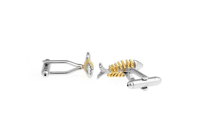 Fish Skeleton Cufflinks cufflink - Sophisticated Gentlemen