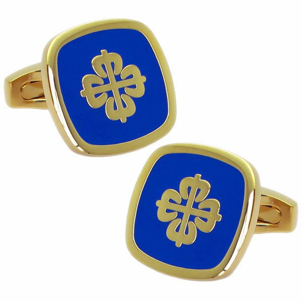 Grand Cross in Gold Cufflinks cufflink - Sophisticated Gentlemen