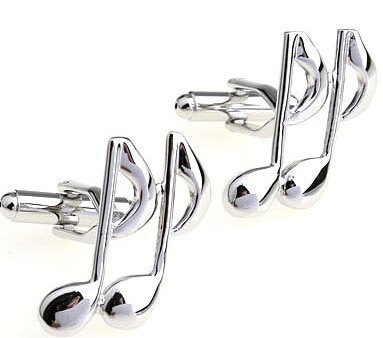 Music Notes Cufflinks cufflink - Sophisticated Gentlemen