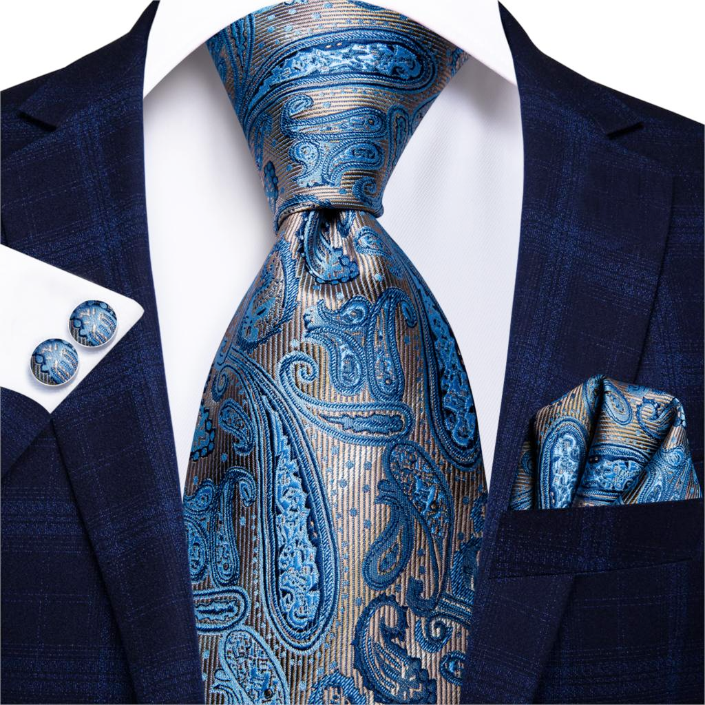 Humpback Whale Tie, Pocket Square and Cufflinks tie sets - Sophisticated Gentlemen