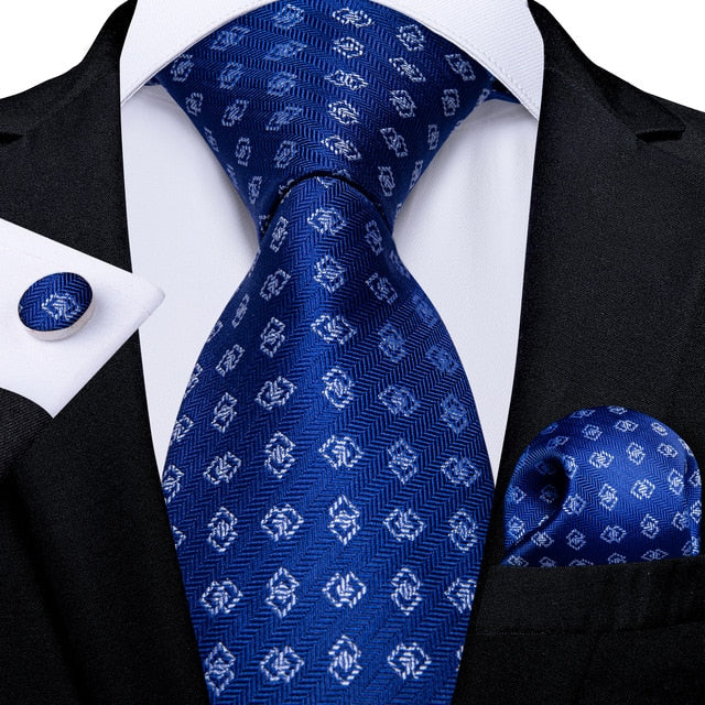 Infinity Tie, Pocket Square and Cufflinks tie sets - Sophisticated Gentlemen