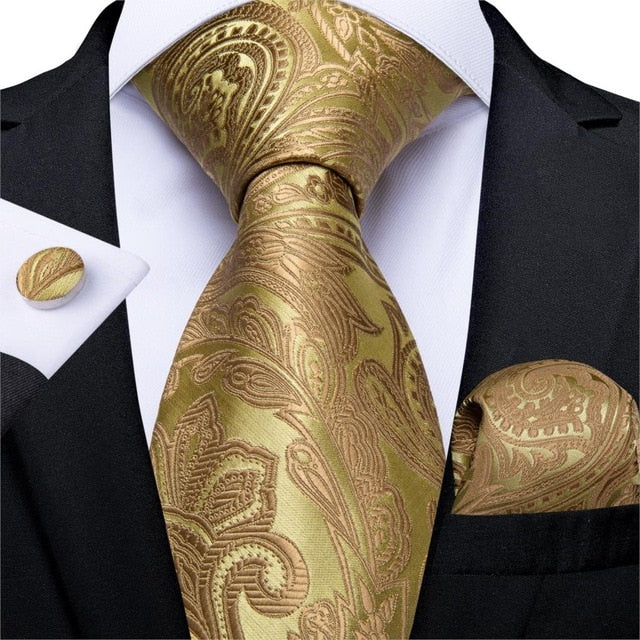 Antique Gold Tie Set tie sets - Sophisticated Gentlemen