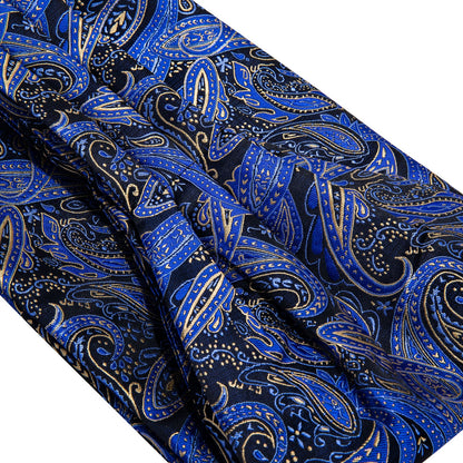 The Deep Sea Ascot, Pocket Square and Cufflinks ascot    - Sophisticated Gentlemen