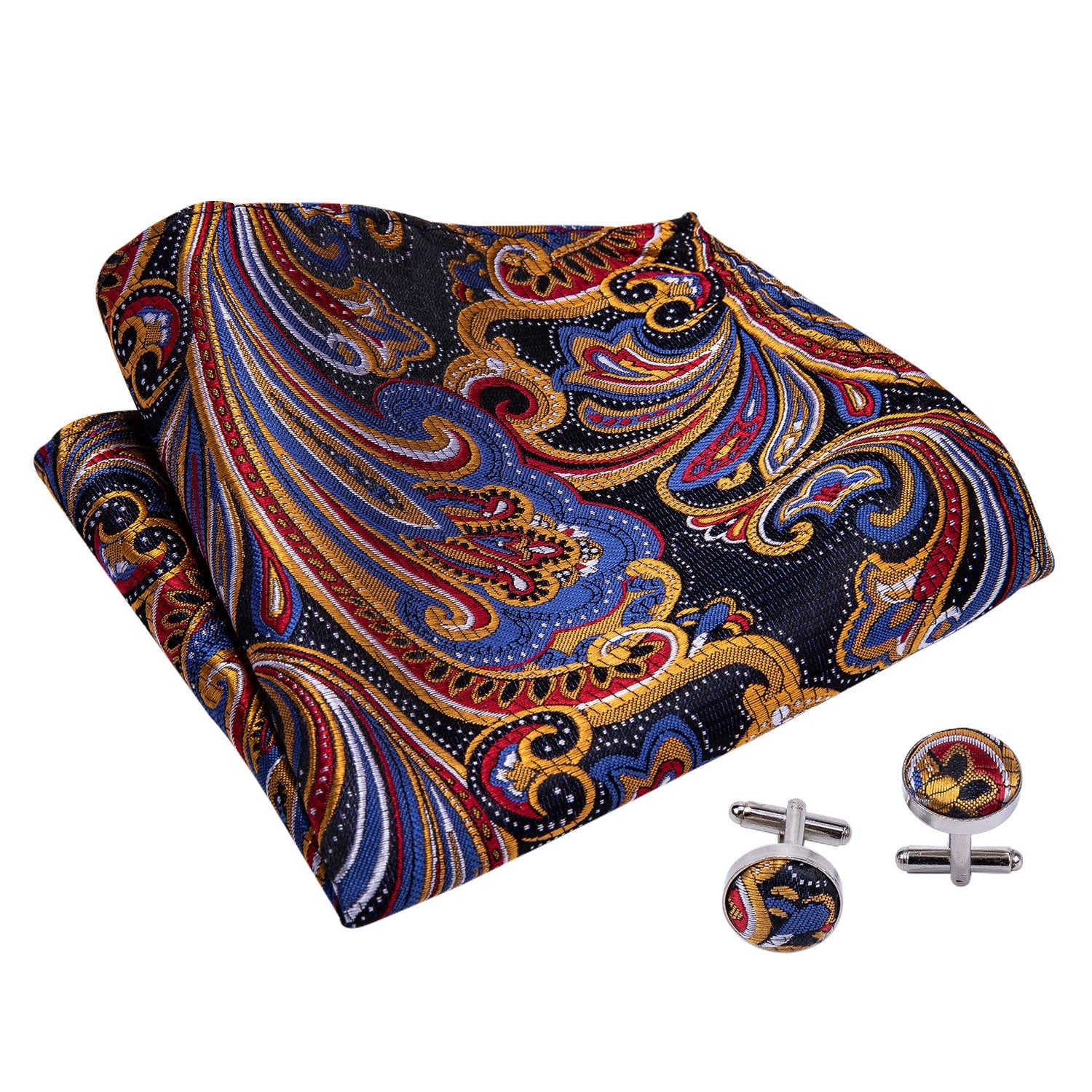 Richmond Ascot, Pocket Square and Cufflinks     - Sophisticated Gentlemen