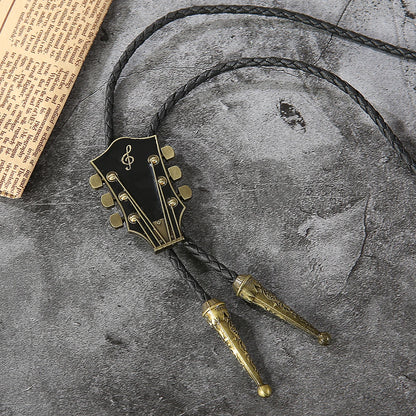 Fashion Guitar Bolo Tie with Musical Flair bolo tie    - Sophisticated Gentlemen
