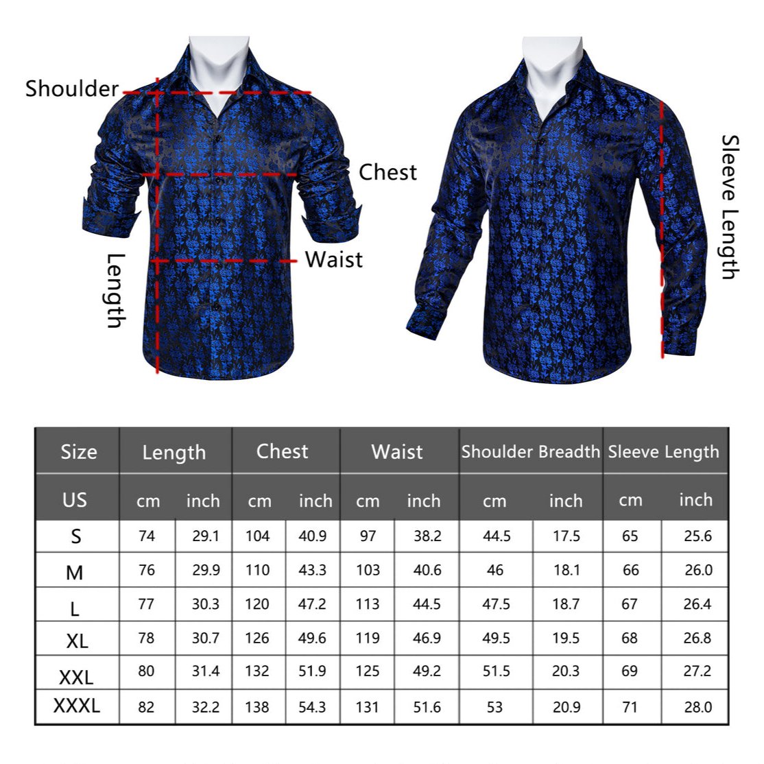 Burgundy Red Long Sleeve Shirt with Paisley Trim Detailing shirt - Sophisticated Gentlemen