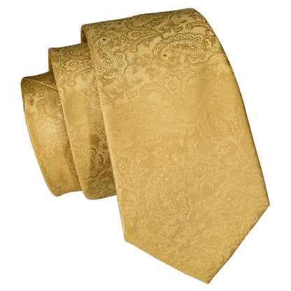 History Of Gold Tie, Pocket Square and Cufflinks tie sets - Sophisticated Gentlemen