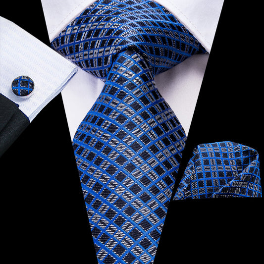Parallel Universe Tie, Pocket Square and Cufflinks tie sets - Sophisticated Gentlemen