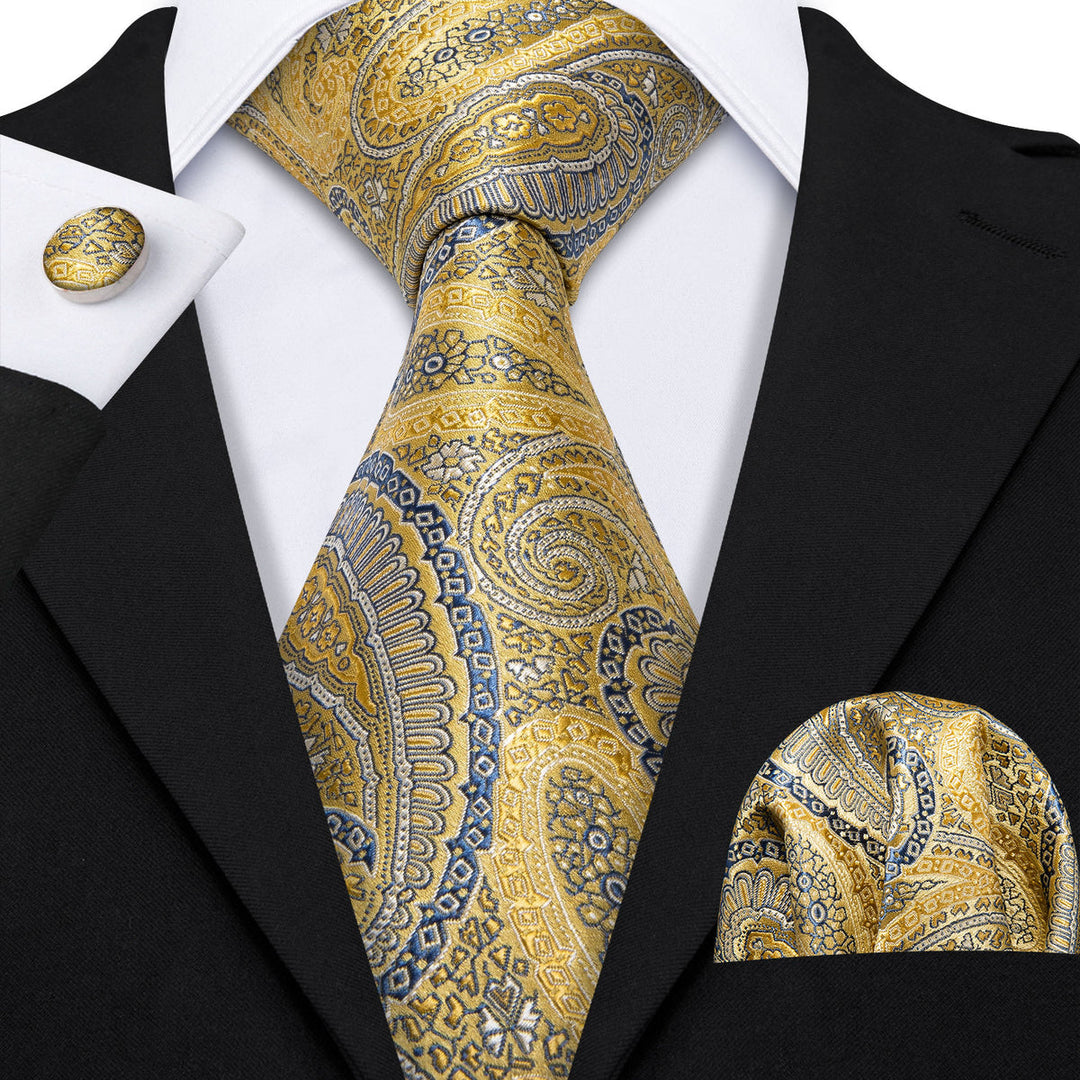 Desert Harmony Tie, Pocket Square and Cufflinks tie sets Default Title - Sophisticated Gentlemen