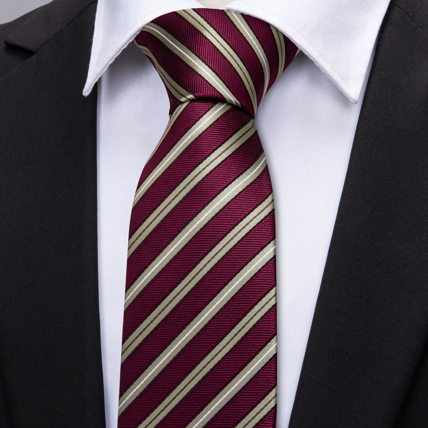 Vineyards Tie, Pocket Square and Cufflinks tie sets - Sophisticated Gentlemen