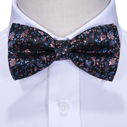 Luxury Floral Paisley Bow Tie Set bow ties    - Sophisticated Gentlemen