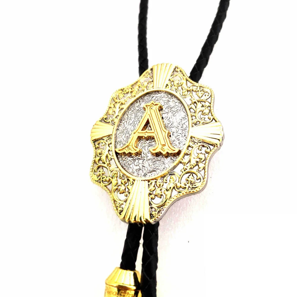 Initial Bolo Tie Home    - Sophisticated Gentlemen