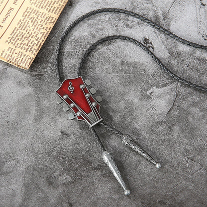 Fashion Guitar Bolo Tie with Musical Flair bolo tie    - Sophisticated Gentlemen