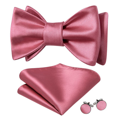 Light Pink Bow Tie Set bow ties    - Sophisticated Gentlemen