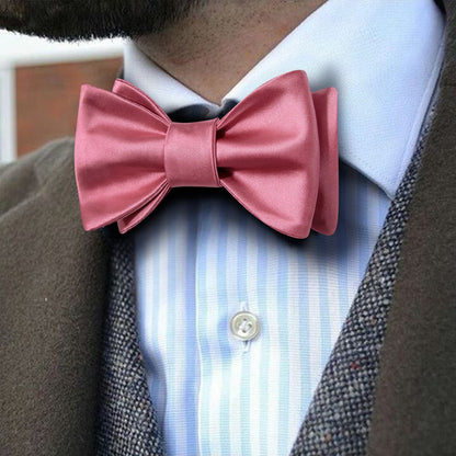 Light Pink Bow Tie Set bow ties    - Sophisticated Gentlemen