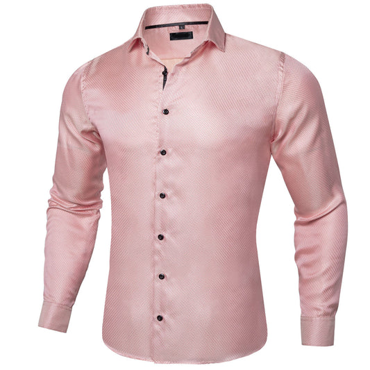 Pink Plaid Dress Shirt shirt S   - Sophisticated Gentlemen