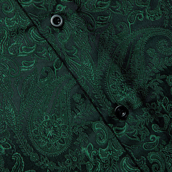 green tank maxi dress Cinch L/S Modern Paisley Print Shirt main image 0