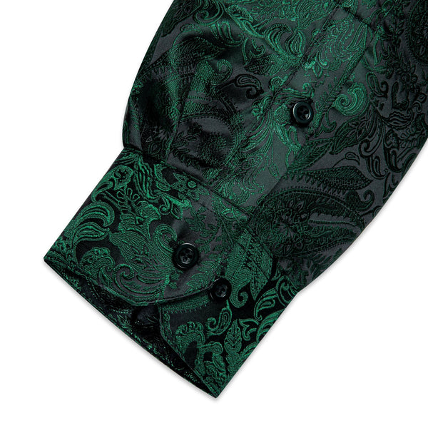 mens dress shirts dark green Modern Green Dress Shirts l Hockerty