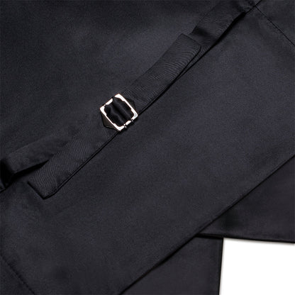 Black Sparkling Rhinestone Vest & Bow Tie Set vest set - Sophisticated Gentlemen