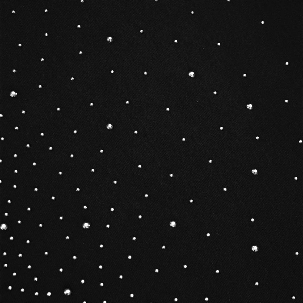 Black Sparkling Rhinestone Vest & Bow Tie Set vest set - Sophisticated Gentlemen