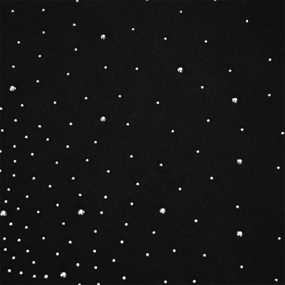 Black Sparkling Rhinestone Vest & Bow Tie Set vest set - Sophisticated Gentlemen