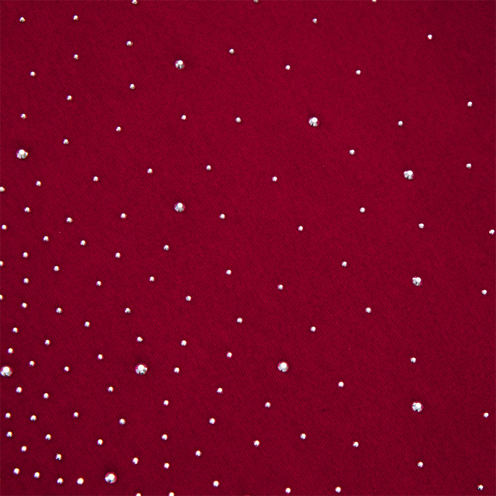 Red Sparkling Rhinestone Vest & Bow Tie Set