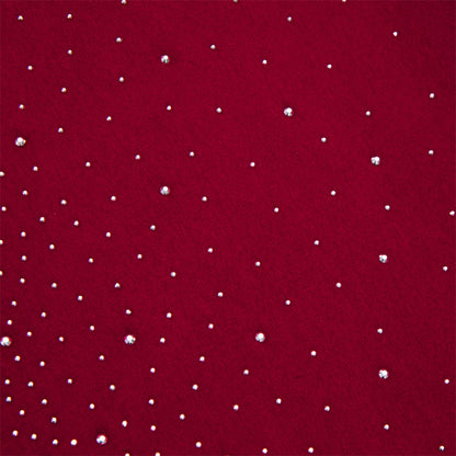 Red Sparkling Rhinestone Vest & Bow Tie Set