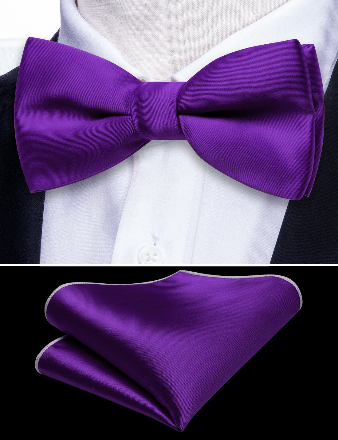 Hyacinth Solid Kids Bow Tie Set bow ties    - Sophisticated Gentlemen