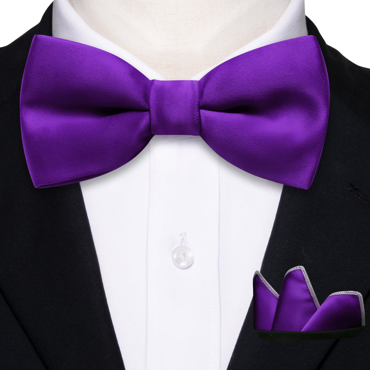 Hyacinth Solid Kids Bow Tie Set bow ties    - Sophisticated Gentlemen