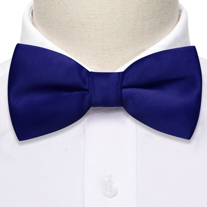 Ultra Marine Solid Kid's Bow Tie Set bow ties    - Sophisticated Gentlemen