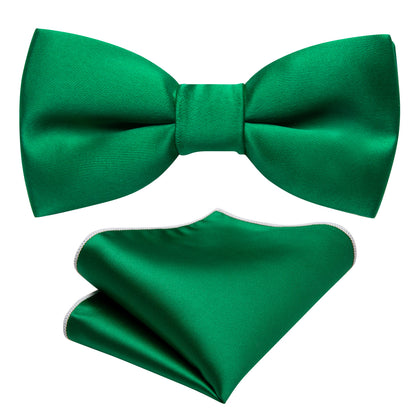 Light Green Solid Kids Bow Tie Set bow ties    - Sophisticated Gentlemen