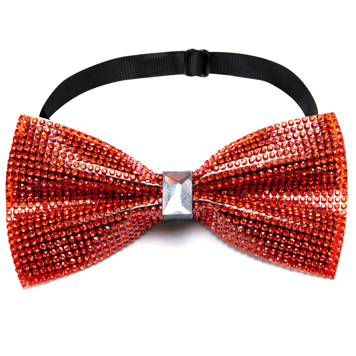 Red Shining Rhinestones Bow Tie Set bow ties    - Sophisticated Gentlemen