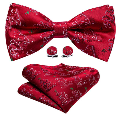 Christmas Trees Bow Tie Set bow ties    - Sophisticated Gentlemen