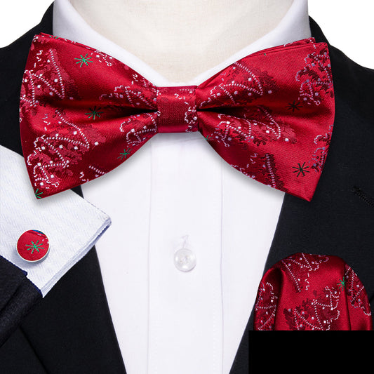 Christmas Trees Bow Tie Set bow ties    - Sophisticated Gentlemen