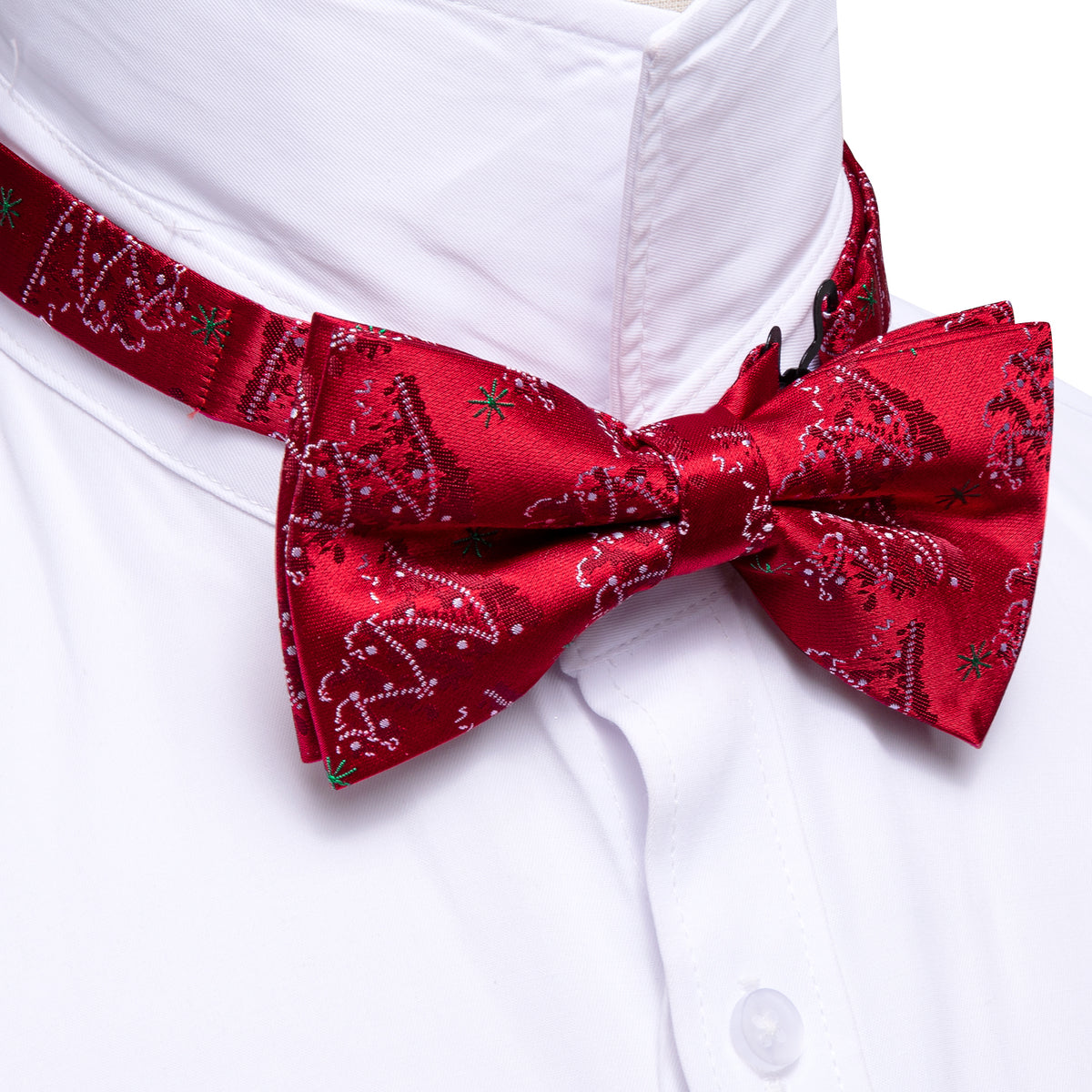 Christmas Trees Bow Tie Set bow ties    - Sophisticated Gentlemen